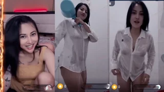 Puting Susu Selebgram Cantik Ririn Bigo Live Basah2an Nih