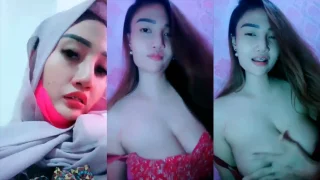 Sasmita Lepas Hijab Pamer Body Seksi