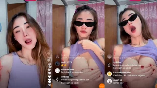 Tesi Intan Pamer Tetek Live Instagram