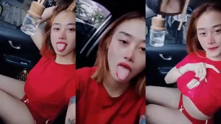Jessika Intan di Mobil