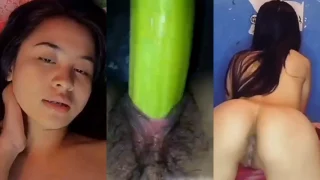 Kumpulan Body Mulus Amelia Colmek Pake Timun